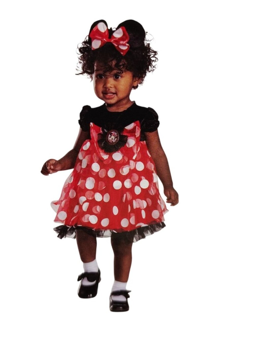 Disney Baby Minnie Mouse Infant 6 to 12 Months Costume With Dress & Headband New
